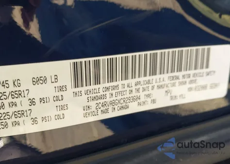 2012 Volkswagen Routan Se from USA, damaged, VIN 2C4RVABGXCR293604